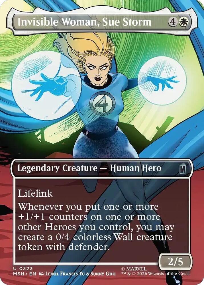 Invisible Woman, Sue Storm 323 (Marvel Super Heroes)  - Borderless Foil | Good Games Cannington