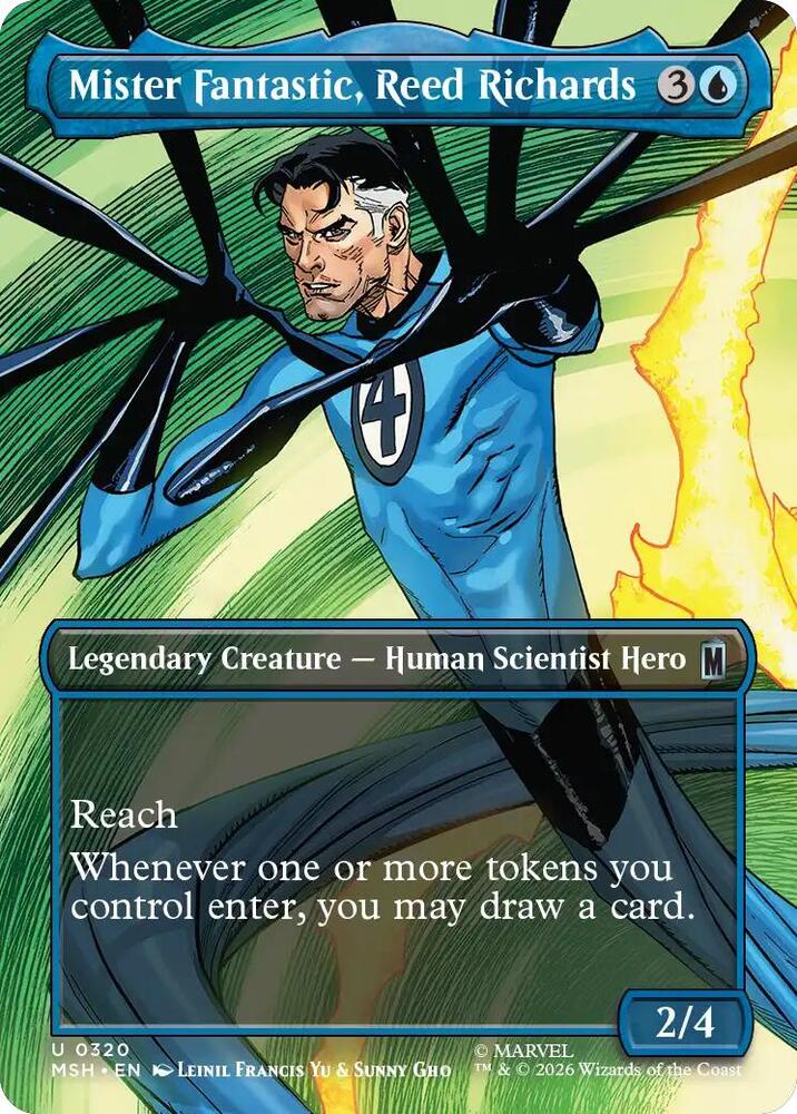 Mister Fantastic, Reed Richards 320 (Marvel Super Heroes)  - Borderless | Good Games Cannington
