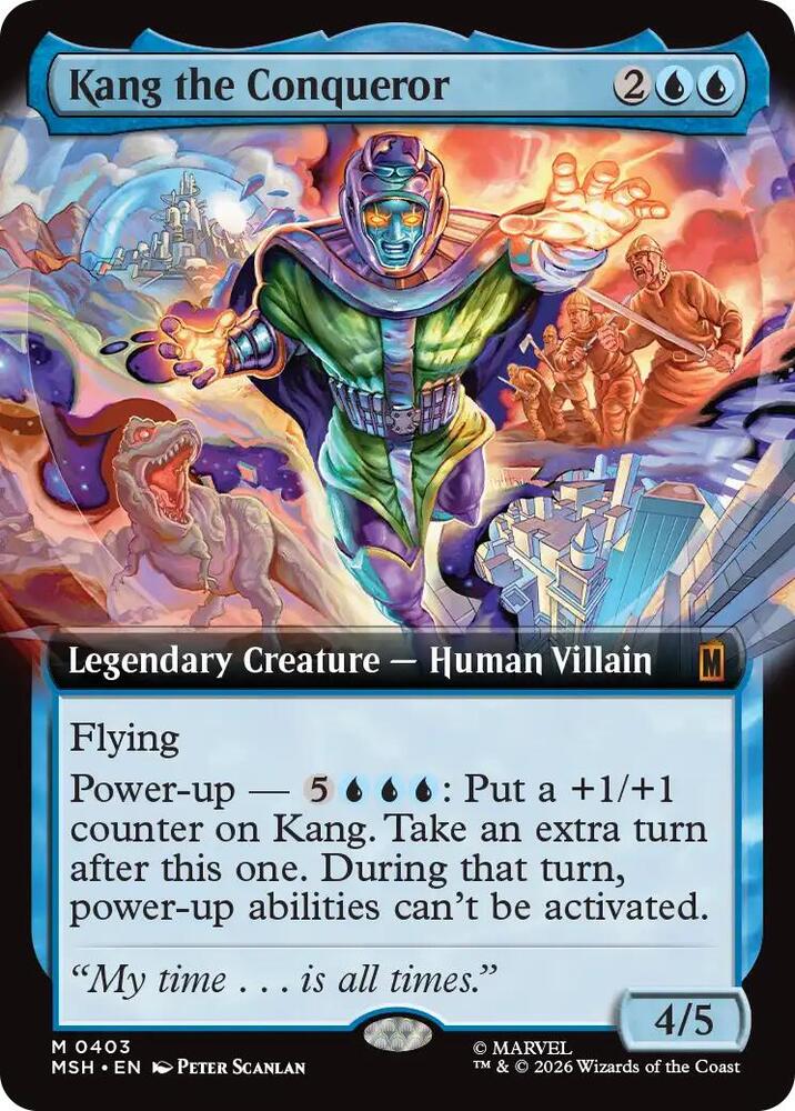 Kang the Conqueror 403 (Marvel Super Heroes)  - Extended Art | Good Games Cannington