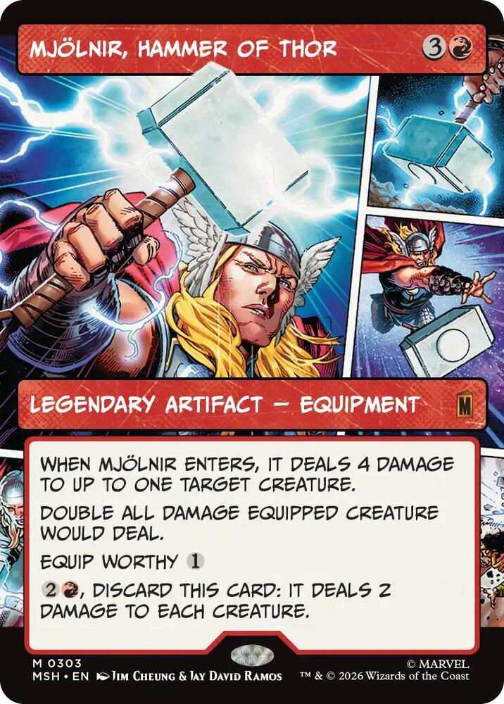 Mjolnir, Hammer of Thor 303 (Marvel Super Heroes)  - Showcase | Good Games Cannington