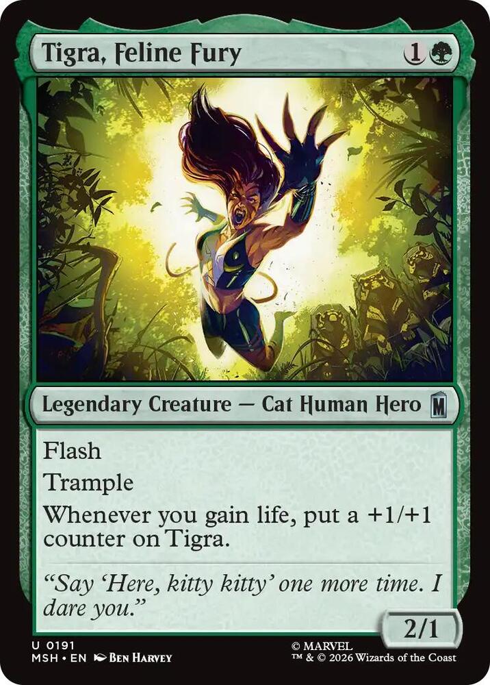 Tigra, Feline Fury 191 (Marvel Super Heroes)  | Good Games Cannington