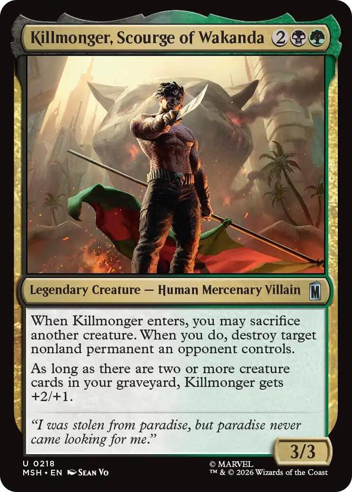 Killmonger, Scourge of Wakanda 218 (Marvel Super Heroes)  | Good Games Cannington