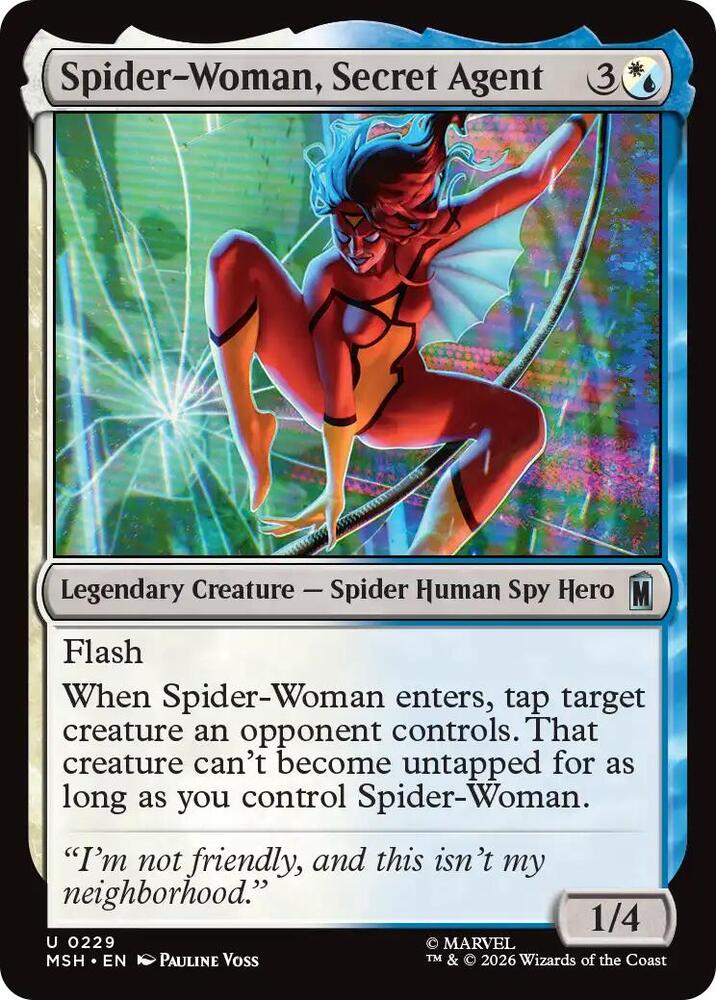 Spider Woman Secret Agent 229 (Marvel Super Heroes)  - Foil | Good Games Cannington