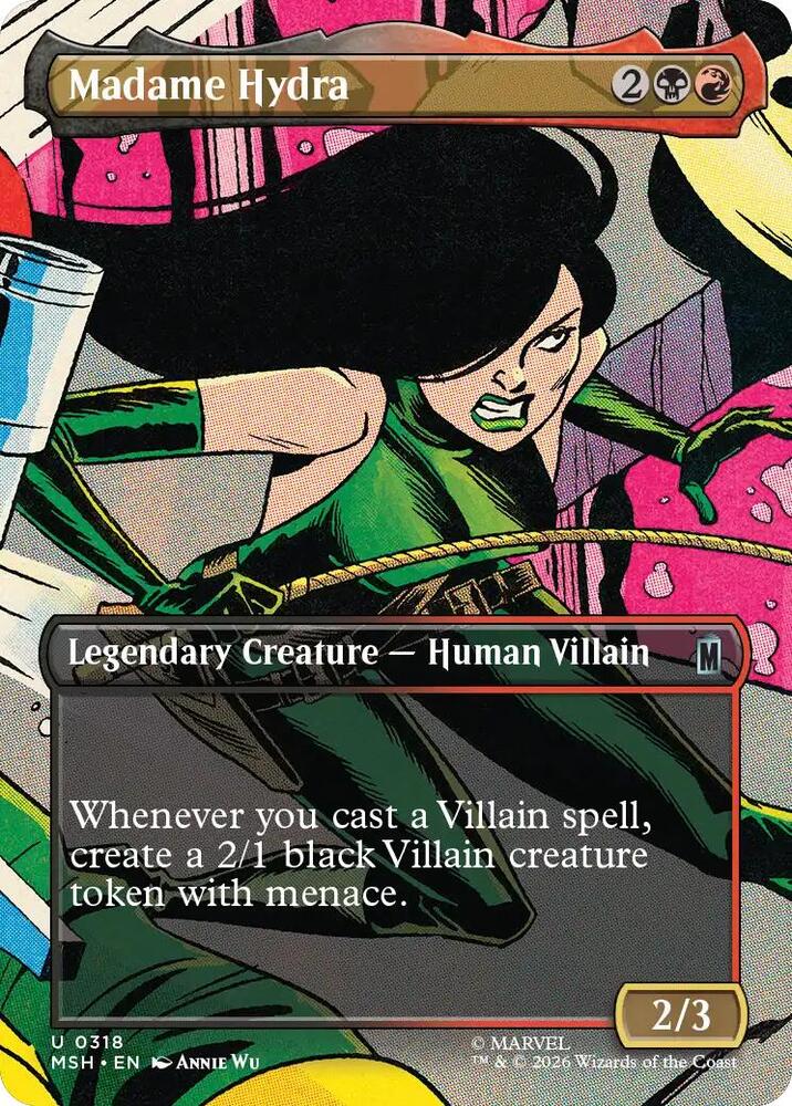 Madame Hydra 318 (Marvel Super Heroes)  - Borderless Foil | Good Games Cannington