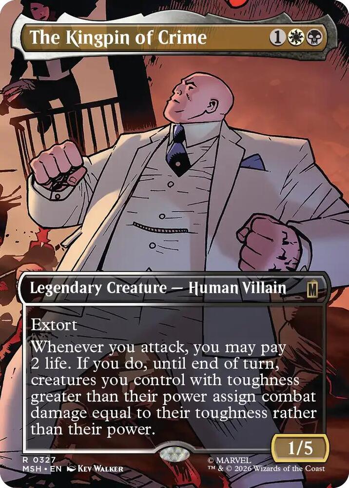 The Kingpin of Crime 327 (Marvel Super Heroes)  - Borderless | Good Games Cannington
