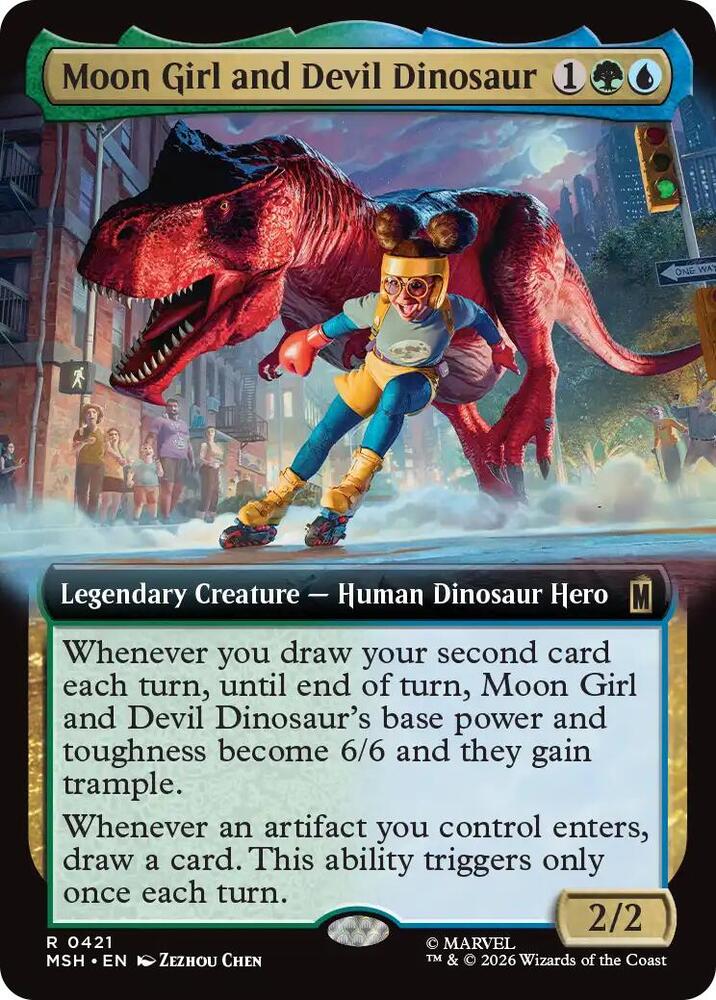 Moon Girl and Devil Dinosaur 421 (Marvel Super Heroes)  - Borderless | Good Games Cannington