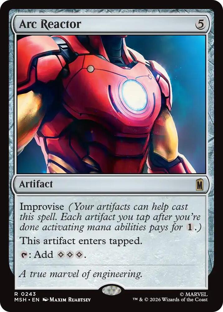 Arc Reactor 243 (Marvel Super Heroes)  - Foil | Good Games Cannington