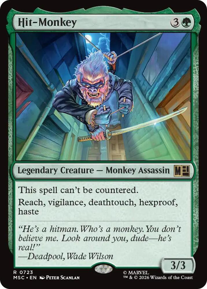 Hit Monkey 723 (Commander: Marvel Super Heroes)  - Foil | Good Games Cannington