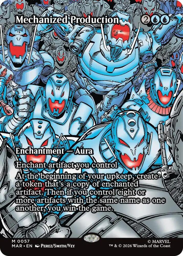 Mechanized Production 57 (Marvel Universe Eternal-Legal)  - Borderless | Good Games Cannington