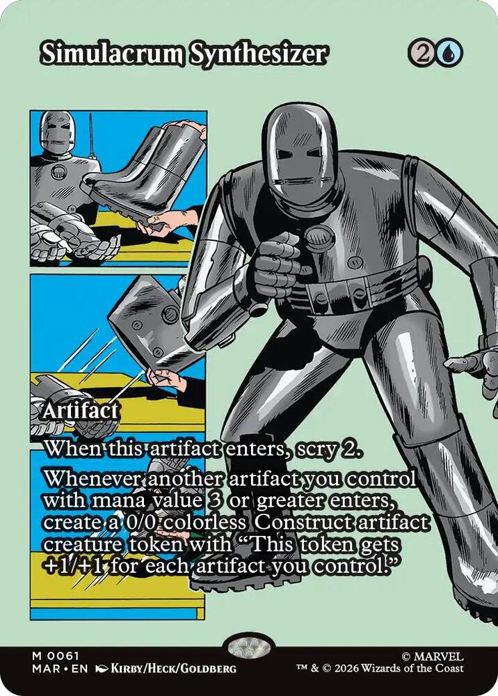 Simulacrum Synthesizer 61 (Marvel Universe Eternal-Legal)  - Borderless | Good Games Cannington