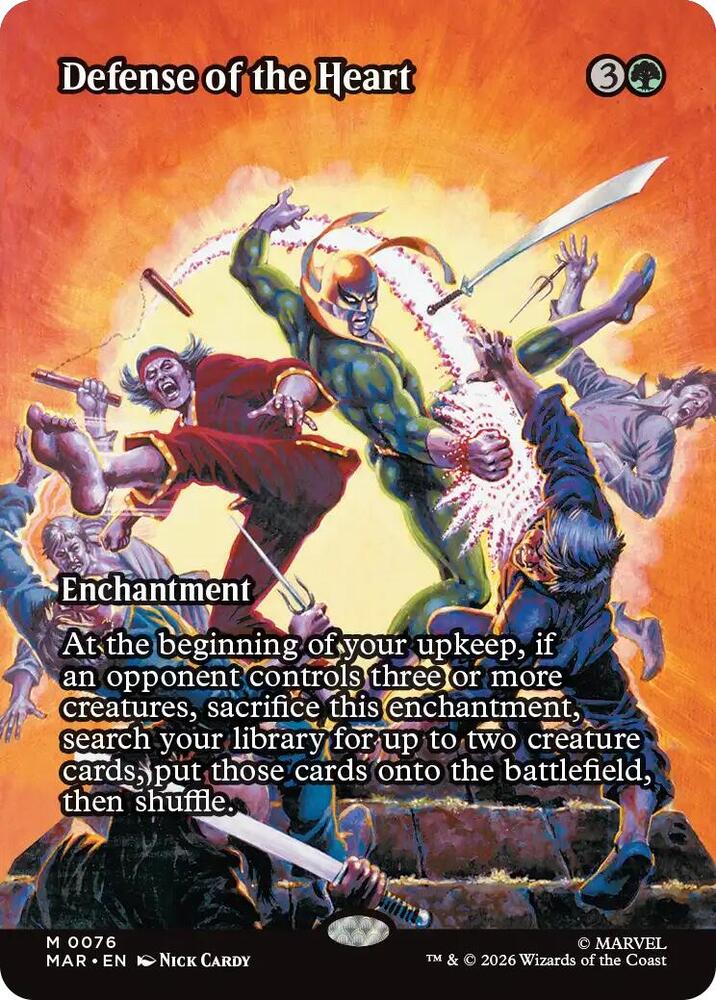 Defense of the Heart 76 (Marvel Universe Eternal-Legal)  - Borderless | Good Games Cannington