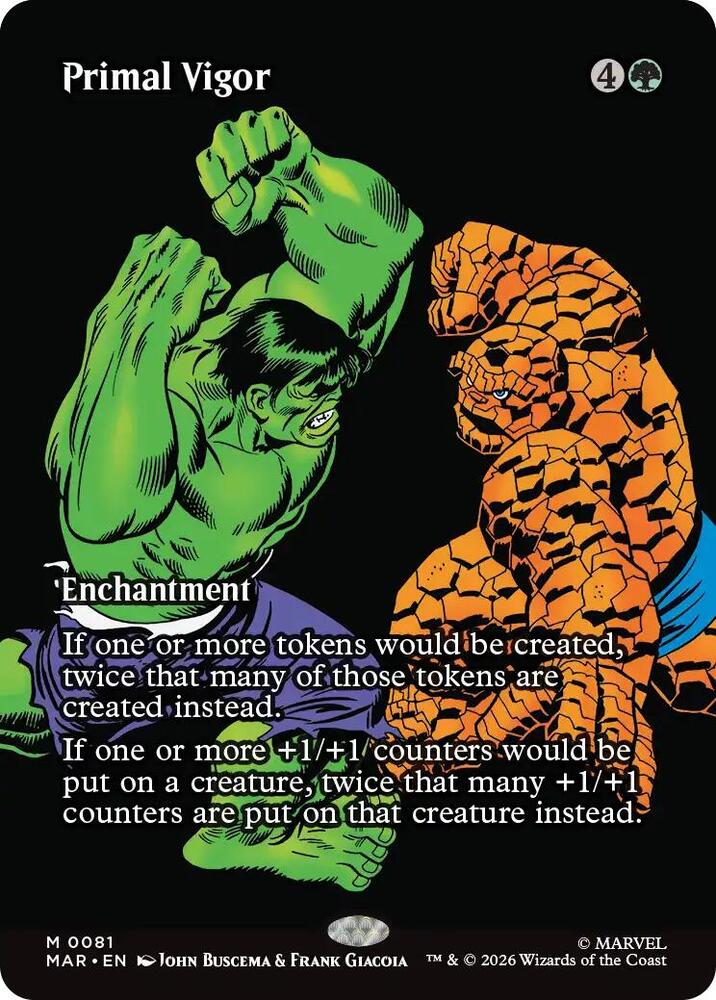 Primal Vigor 81 (Marvel Universe Eternal-Legal)  - Borderless | Good Games Cannington