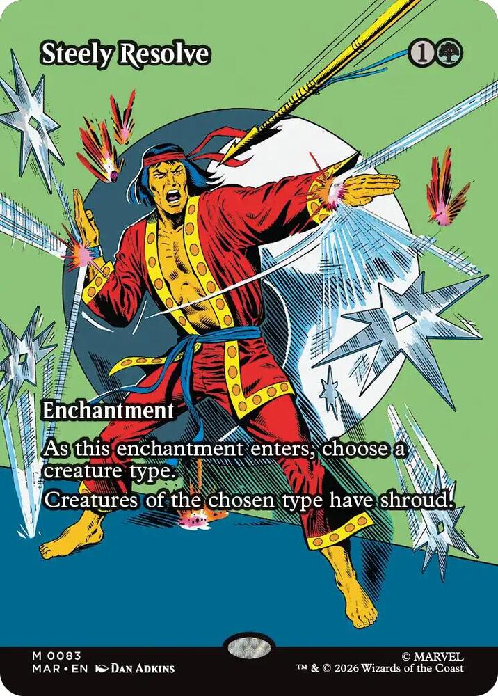 Steely Resolve 83 (Marvel Universe Eternal-Legal)  - Borderless | Good Games Cannington