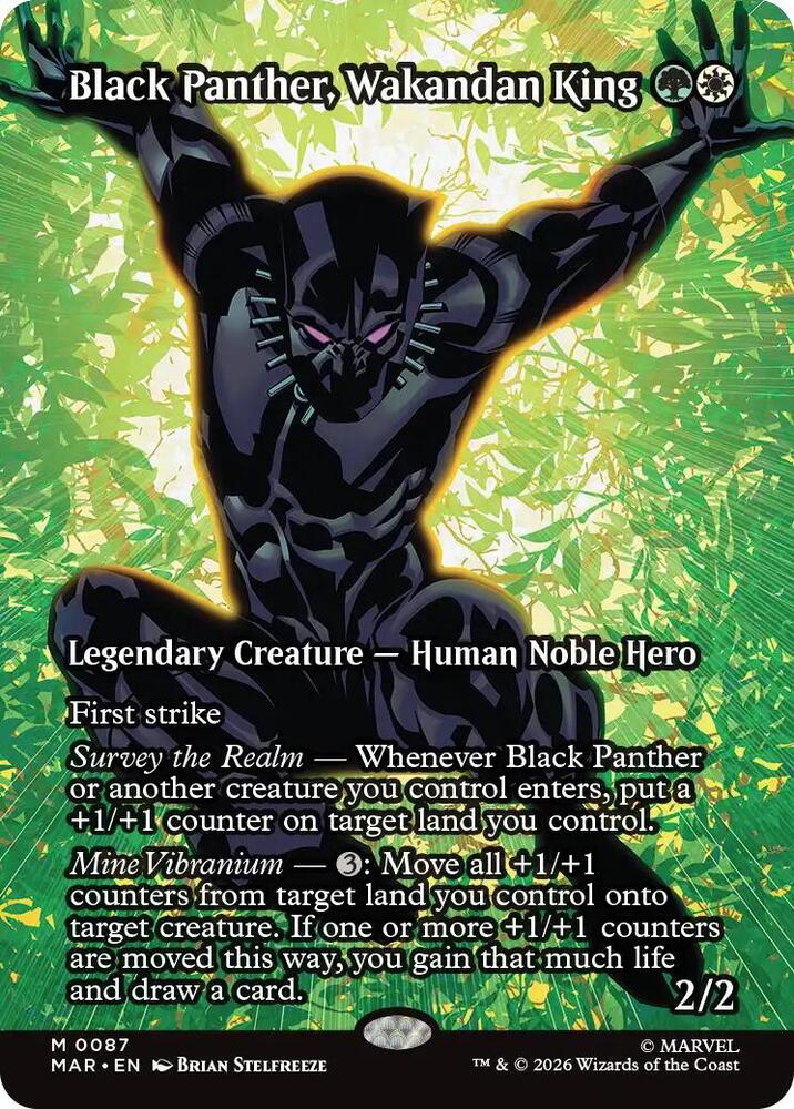 Black Panther, Wakandan King 87 (Marvel Universe Eternal-Legal)  - Borderless | Good Games Cannington