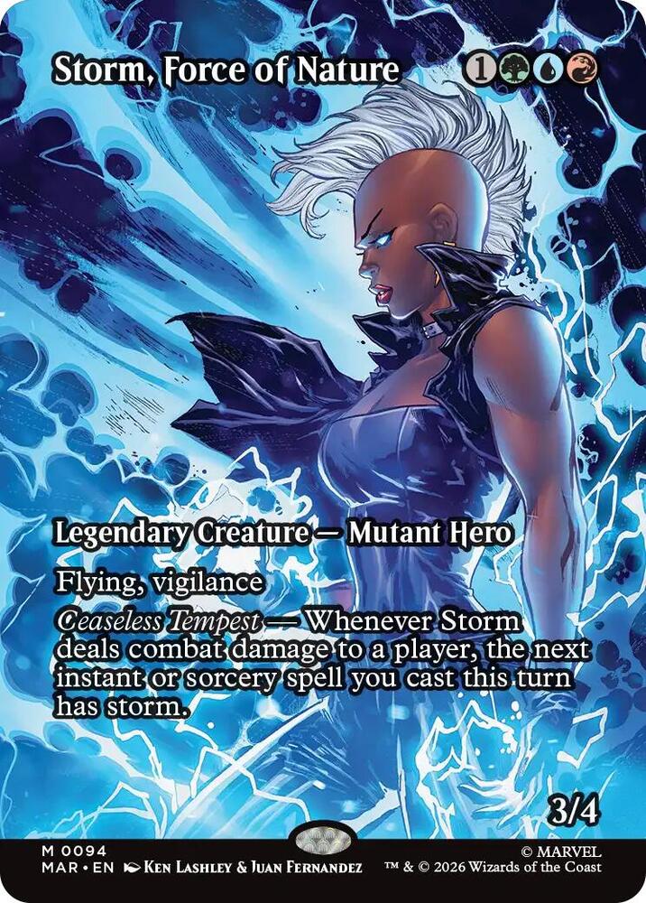 Storm, Force of Nature 94 (Marvel Universe Eternal-Legal)  - Borderless | Good Games Cannington