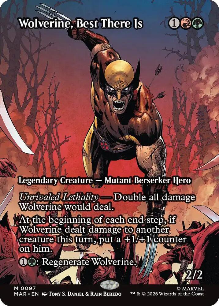Wolverine, Best There Is 97 (Marvel Universe Eternal-Legal)  - Borderless | Good Games Cannington