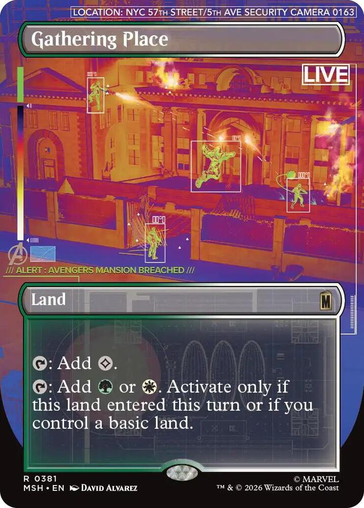 Gathering Place 381 (Marvel Super Heroes)  - Borderless Foil | Good Games Cannington