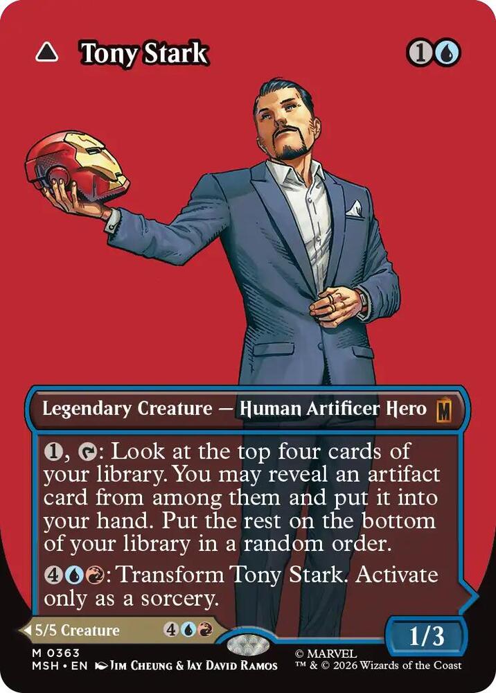 Tony Stark // The Invincible Iron Man 363 (Marvel Super Heroes)  - Borderless Foil | Good Games Cannington