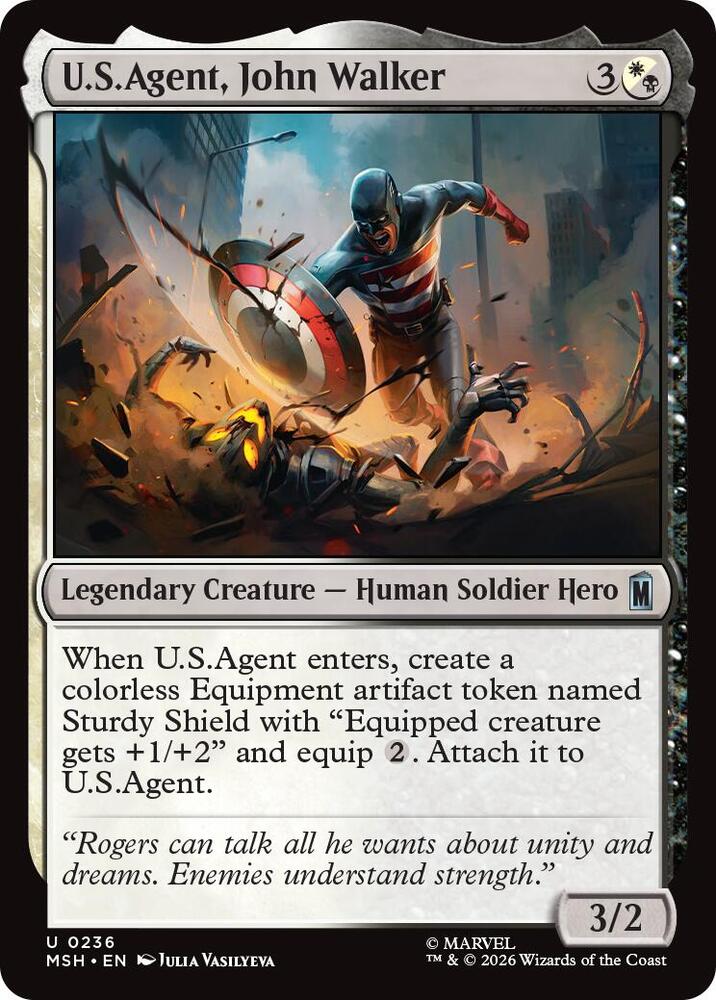 U.S.Agent, John Walker 236 (Marvel Super Heroes)  - Foil | Good Games Cannington