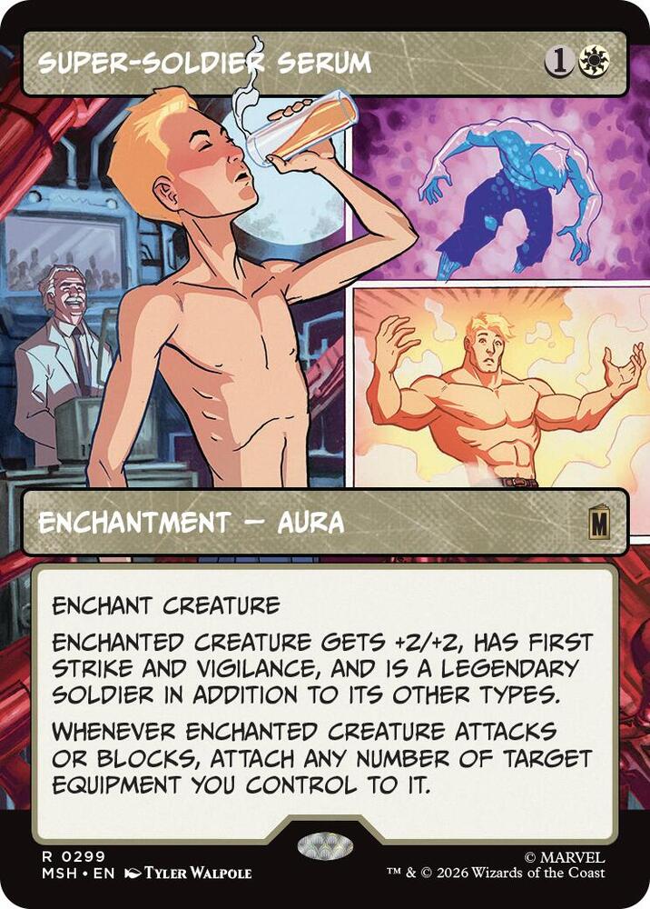 Super-Soldier Serum 299 (Marvel Super Heroes)  - Showcase Foil | Good Games Cannington