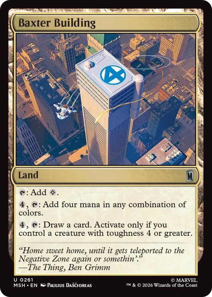 Baxter Building 261 (Marvel Super Heroes)  - Foil | Good Games Cannington