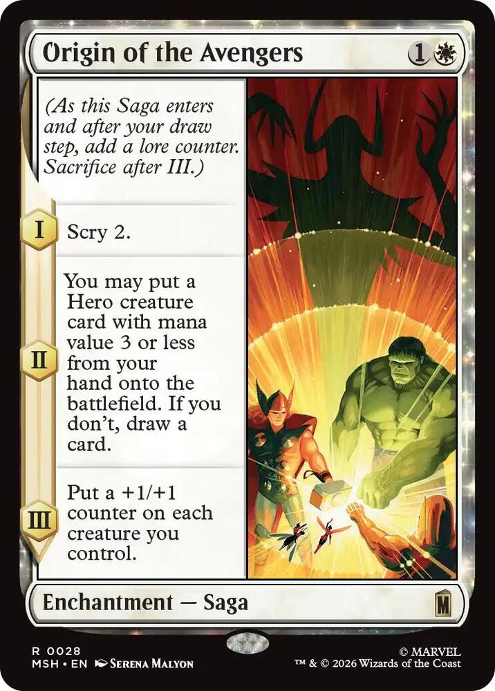 Origin of the Avengers 28 (Marvel Super Heroes)  - Foil | Good Games Cannington