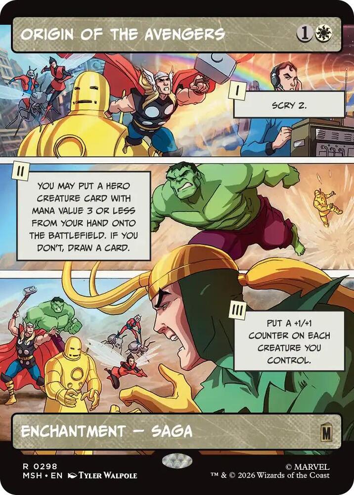 Origin of the Avengers 298 (Marvel Super Heroes)  - Showcase | Good Games Cannington