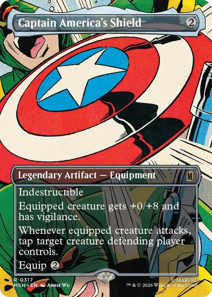 Captain America's Shield 317 (Marvel Super Heroes)  - Borderless | Good Games Cannington