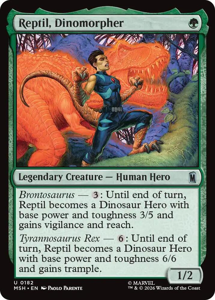 Reptil, Dinomorpher 182 (Marvel Super Heroes)  | Good Games Cannington