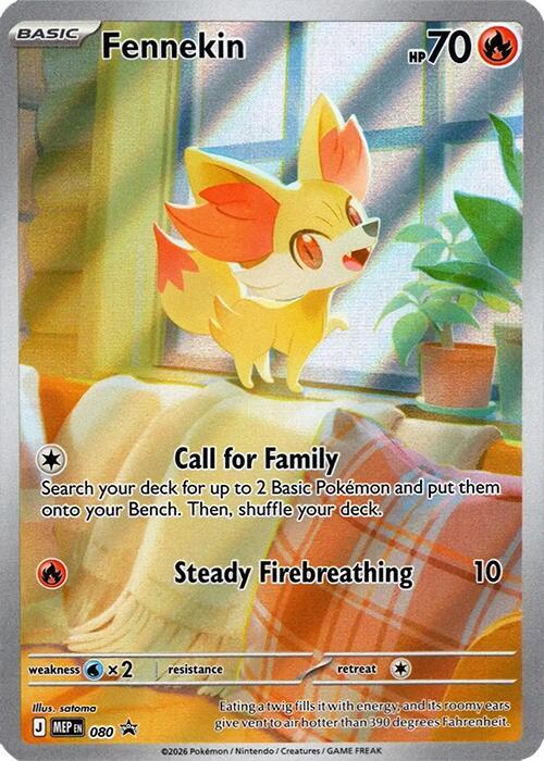 Fennekin 080 (ME: Mega Evolution Promo)  - Holofoil | Good Games Cannington