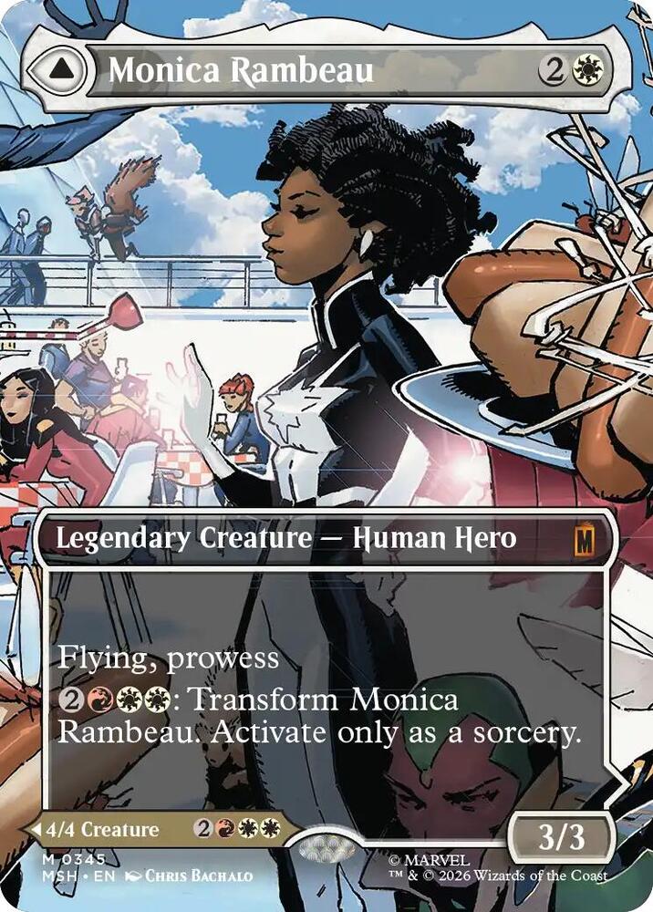Monica Rambeau // Photon, Living Light 345 (Marvel Super Heroes)  - Borderless Foil | Good Games Cannington