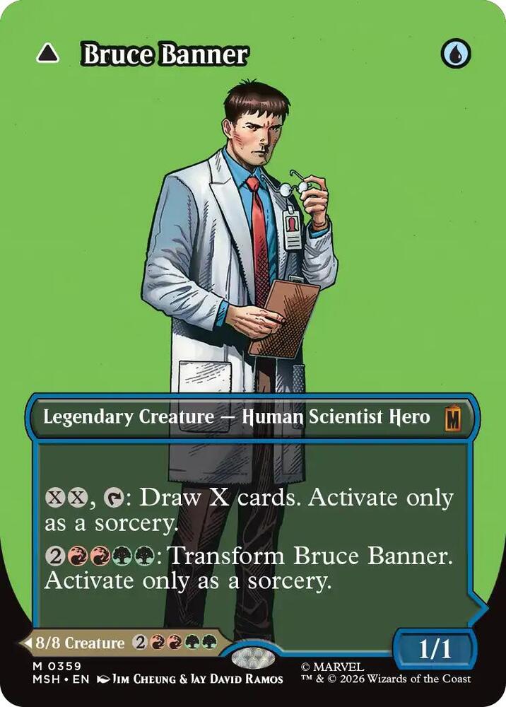 Bruce Banner // The Incredible Hulk 359 (Marvel Super Heroes)  - Borderless Foil | Good Games Cannington