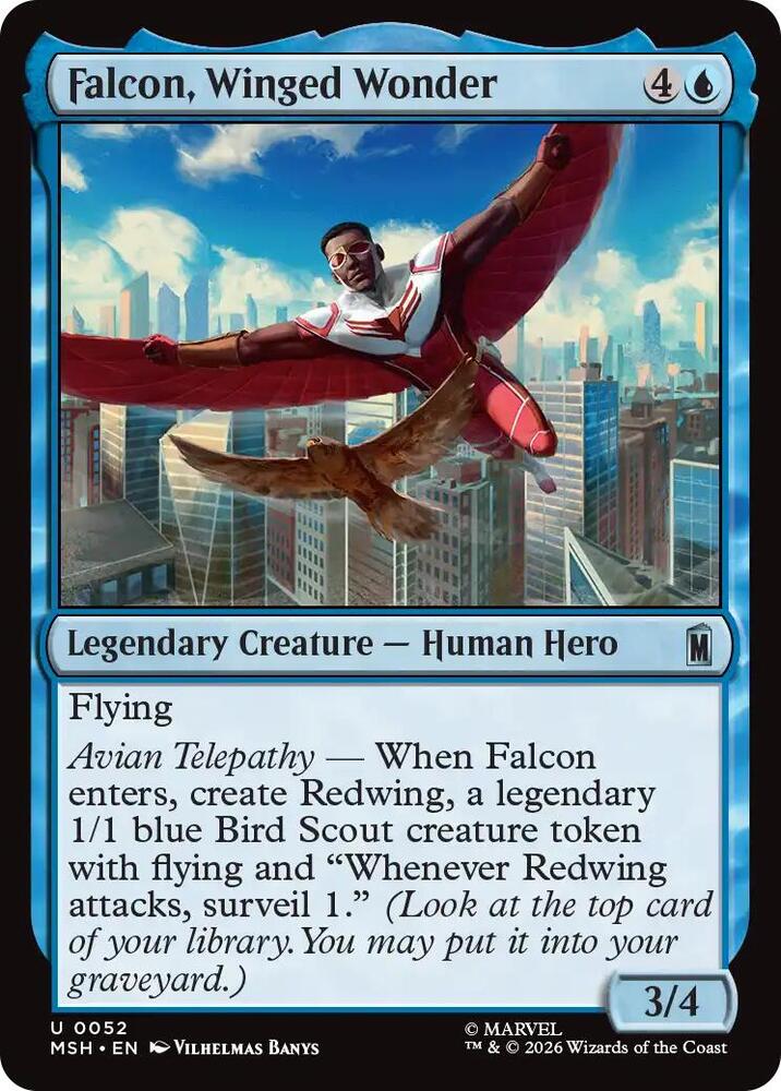 Falcon, Winged Wonder 52 (Marvel Super Heroes)  | Good Games Cannington
