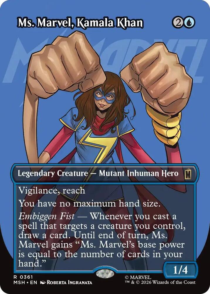 Ms. Marvel, Kamala Khan 361 (Marvel Super Heroes)  - Borderless | Good Games Cannington