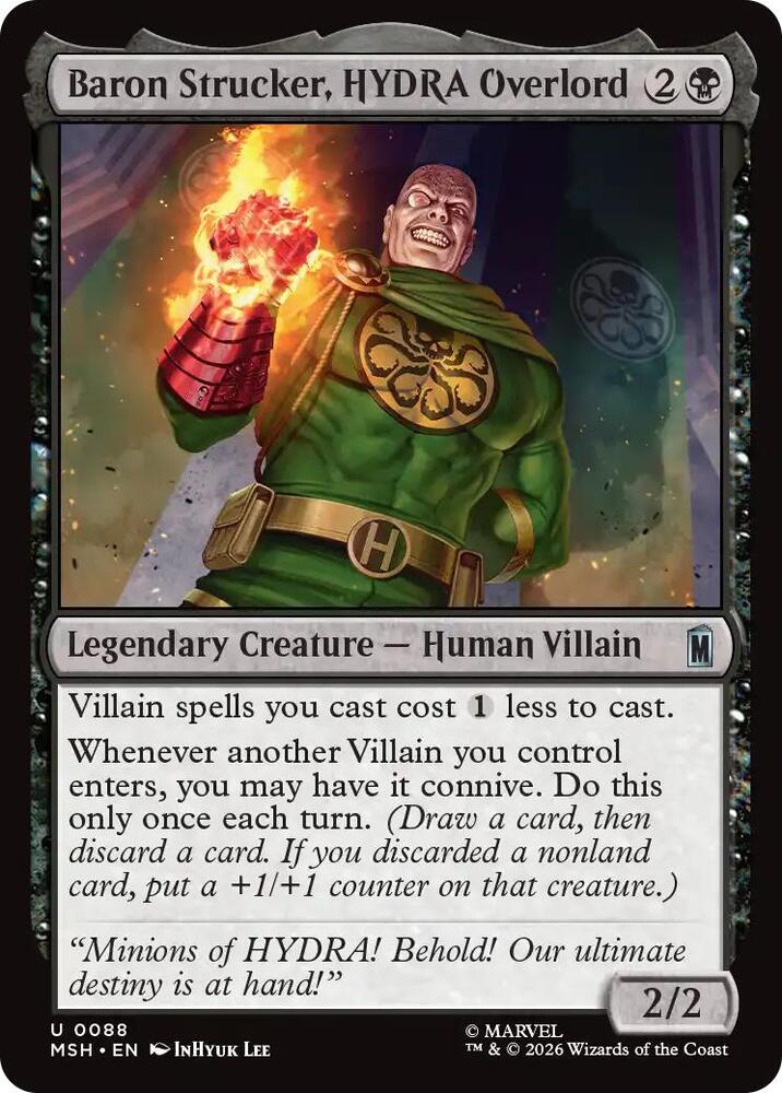 Baron Strucker, HYDRA Overlord 88 (Marvel Super Heroes)  | Good Games Cannington