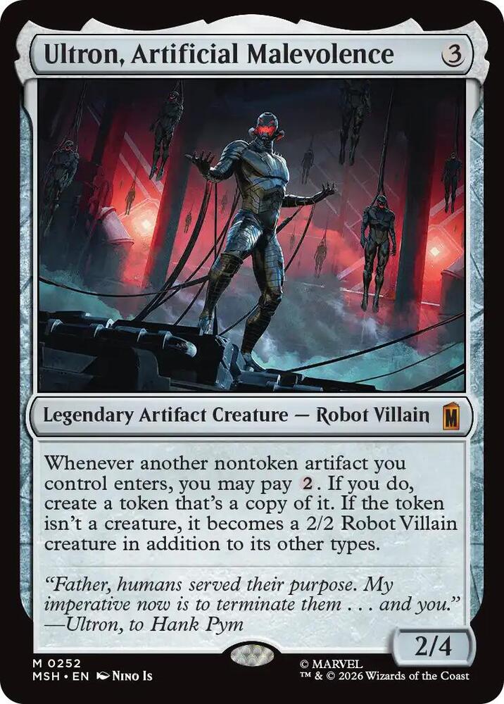 Ultron, Artificial Malevolence 252 (Marvel Super Heroes)  | Good Games Cannington