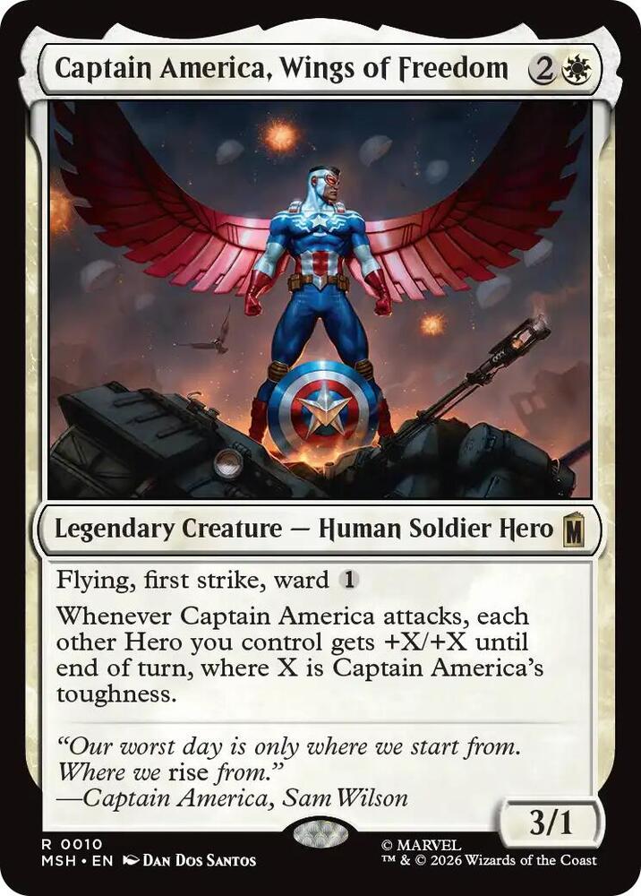 Captain America, Wings of Freedom 10 (Marvel Super Heroes)  | Good Games Cannington