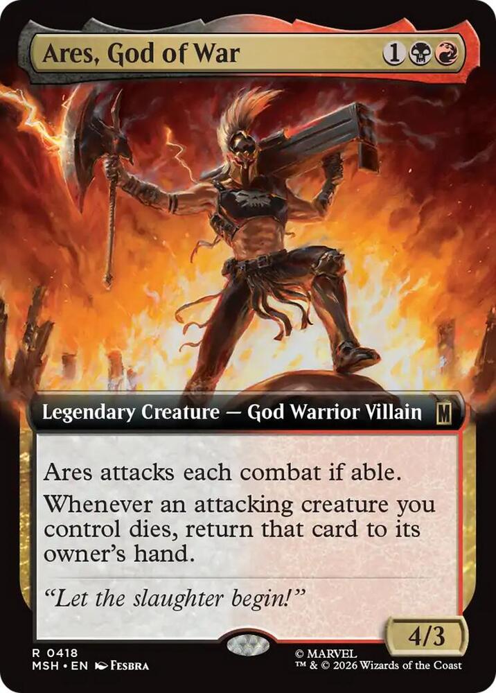 Ares, God of War 418 (Marvel Super Heroes)  - Extended Art | Good Games Cannington