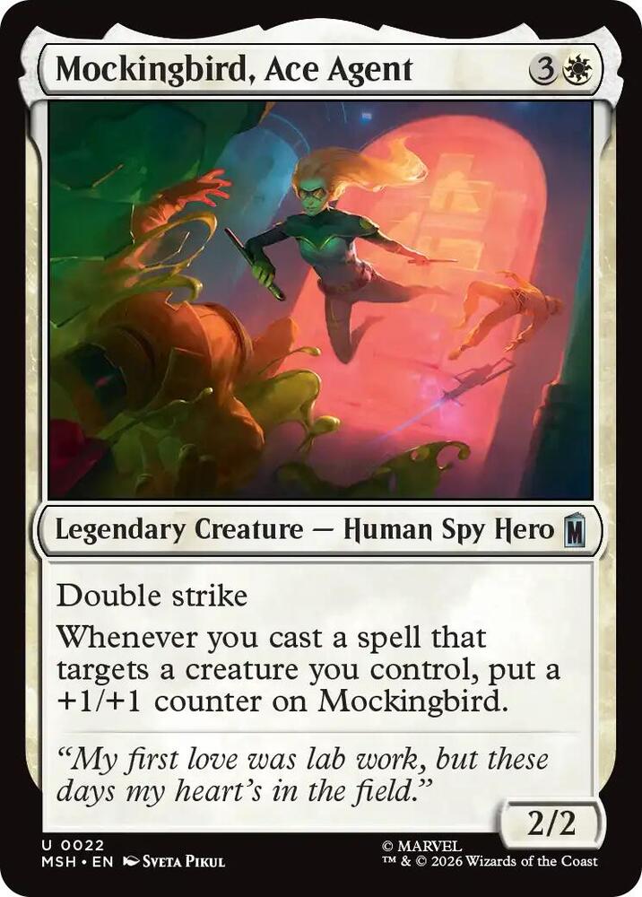 Mockingbird, Ace Agent 22 (Marvel Super Heroes)  - Foil | Good Games Cannington
