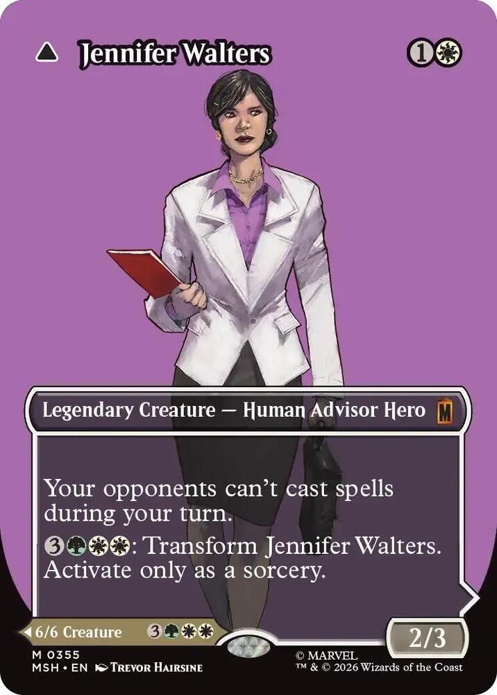 Jennifer Walters // The Sensational She-Hulk 355 (Marvel Super Heroes)  - Borderless Foil | Good Games Cannington