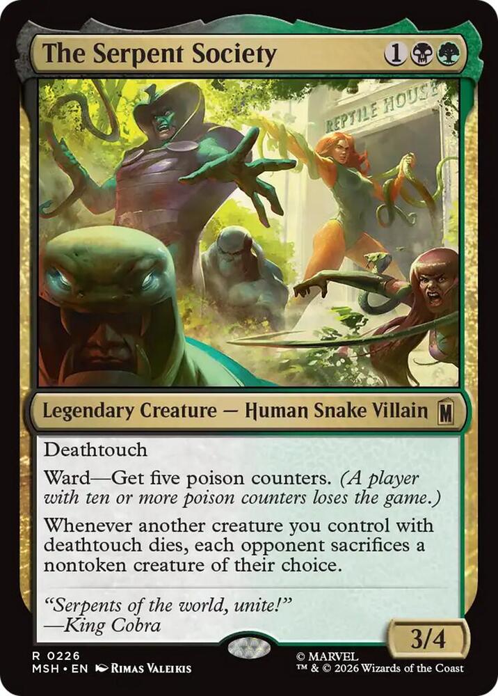The Serpent Society 226 (Marvel Super Heroes)  | Good Games Cannington