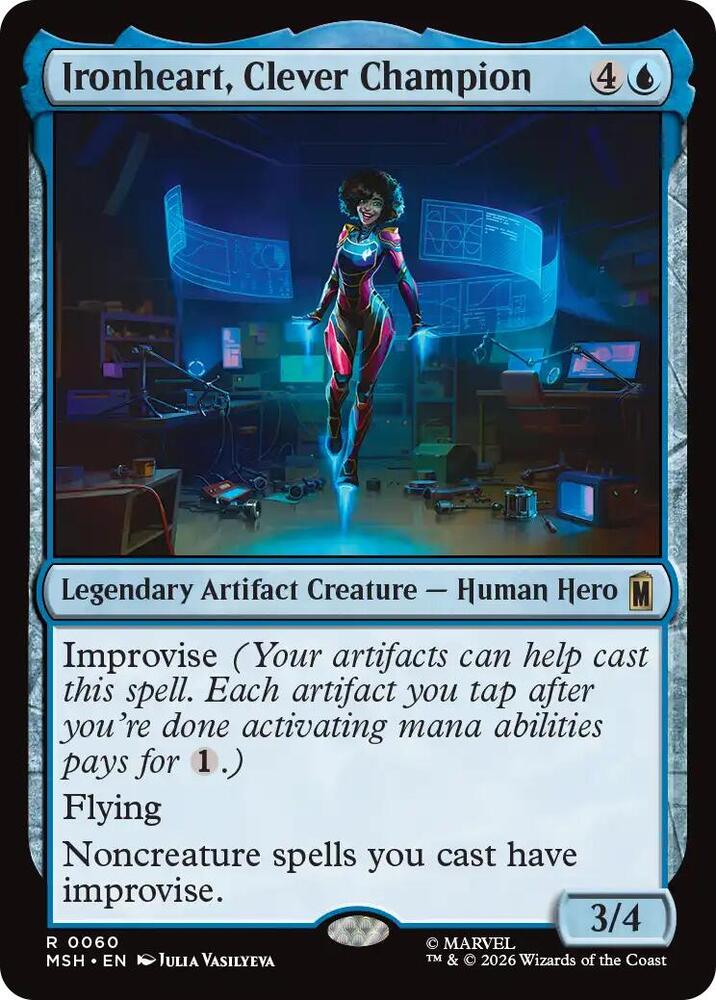 Ironheart, Clever Champion 60 (Marvel Super Heroes)  - Foil | Good Games Cannington