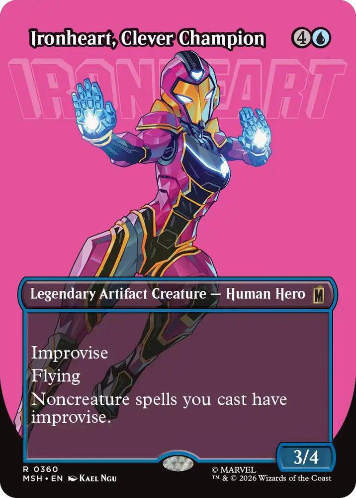Ironheart, Clever Champion 360 (Marvel Super Heroes)  - Borderless Foil | Good Games Cannington