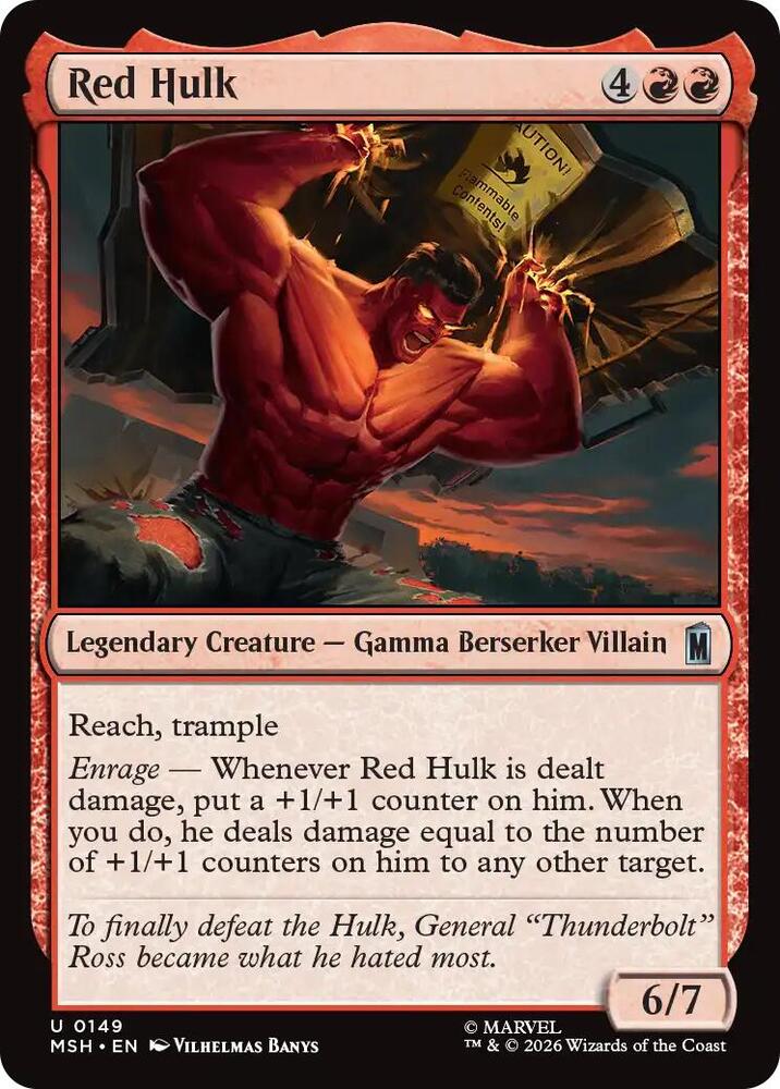 Red Hulk 149 (Marvel Super Heroes)  | Good Games Cannington
