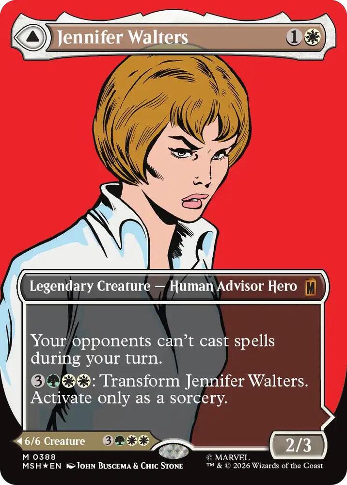 Jennifer Walters // The Sensational She-Hulk 388 (Marvel Super Heroes)  - Borderless Foil | Good Games Cannington