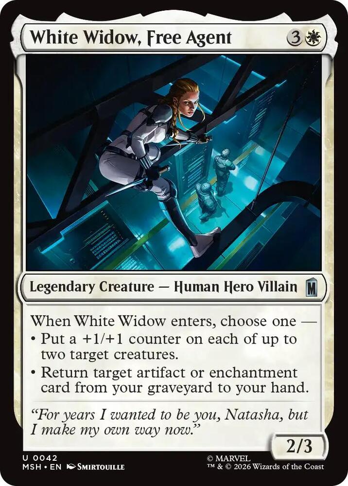 White Widow, Free Agent 42 (Marvel Super Heroes)  | Good Games Cannington