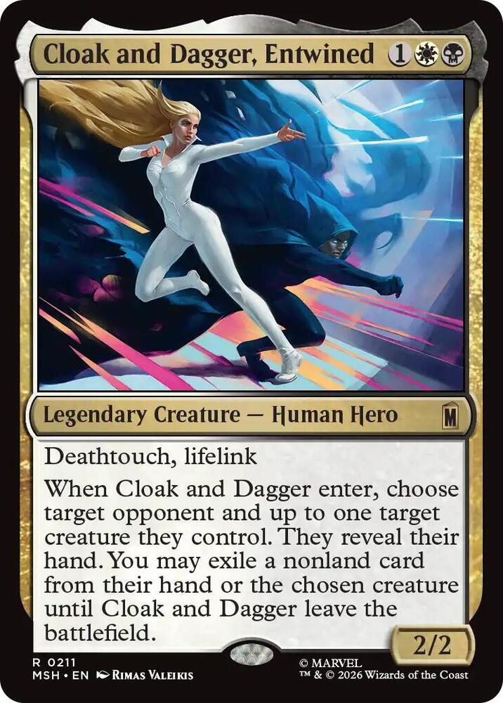 Cloak and Dagger, Entwined 211 (Marvel Super Heroes)  | Good Games Cannington