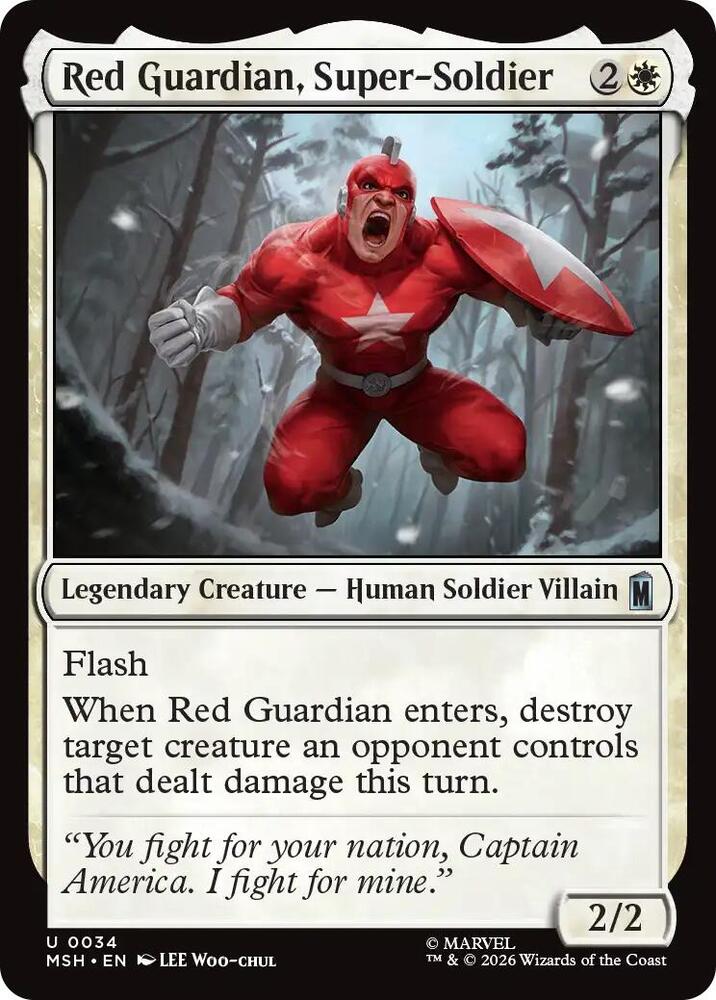 Red Guardian, Super-Soldier 34 (Marvel Super Heroes)  | Good Games Cannington