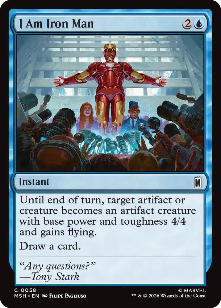 I Am Iron Man 58 (Marvel Super Heroes)  - Foil | Good Games Cannington