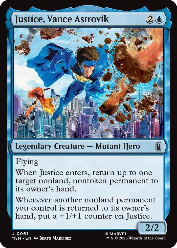 Justice, Vance Astrovik 61 (Marvel Super Heroes)  - Foil | Good Games Cannington